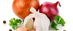 onions garlic